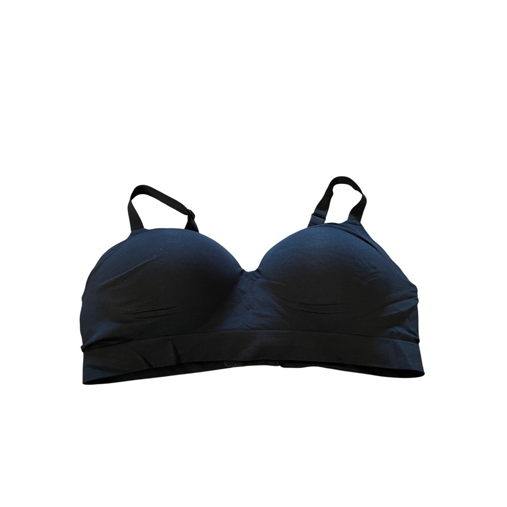 Truekind Everyday Essential Wireless Shaping Bra Black 3XL Seamless Support